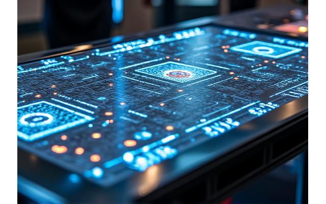 SF 테마 보드 게임 테이블